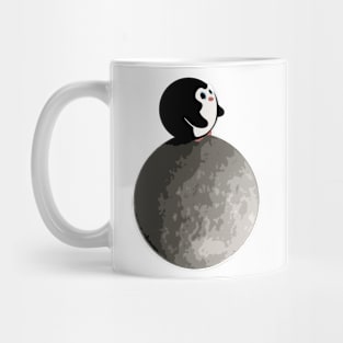 Penguin on the Moon Mug